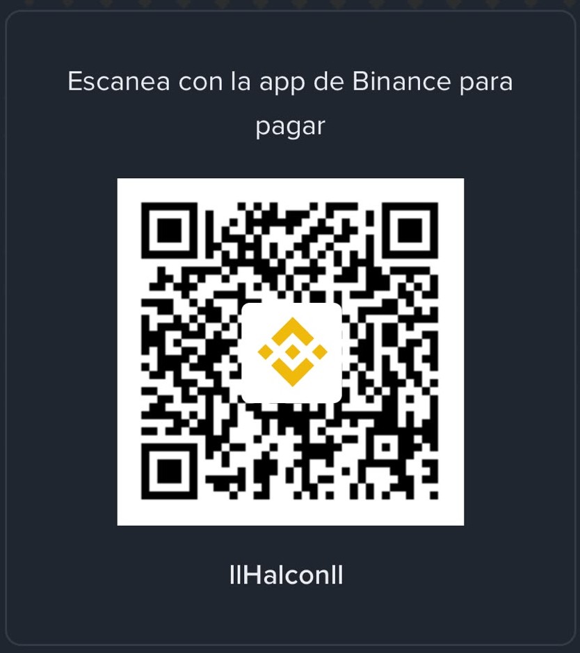 QR de Binance Pay para donaciones